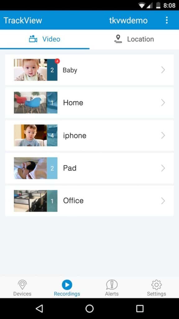 Track View App